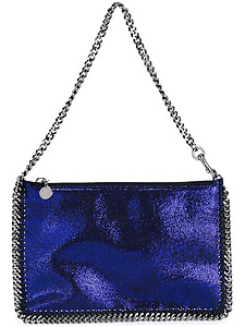 Stella McCartney Blue Falabella clutch 